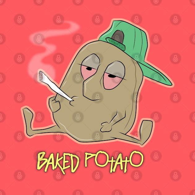 baked potato by bobgoodallart