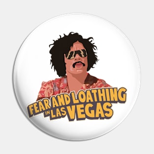 Fear and Loathing with Dr. Gonzo Illustration Pin
