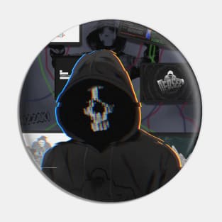 Anom Hacker Guy - 'DedSec' (With BG) Pin