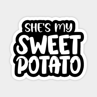 She's My Sweet Potato - I YAM Couple's Matching Magnet