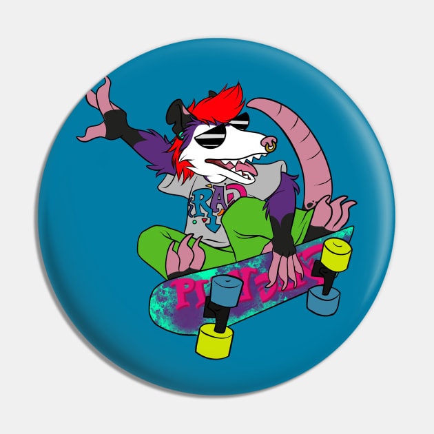 PLAY DEAD Pin by possumtees