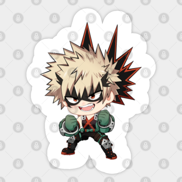 Bakugo My Hero Academia Bakugou Sticker Teepublic