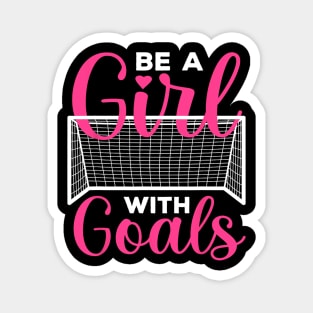 Funny Soccer Art For Girls Soccer Lovers Players Magnet