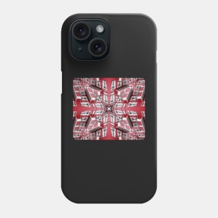 Impossible Architectures: red facade of house in Berlin Phone Case
