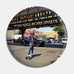 Urban Street Skateboard Astoria Queens NYC Pin