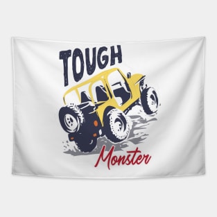 Tough Monster design Tapestry