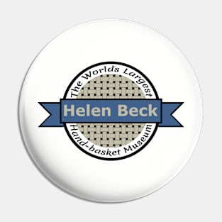 Helen Beck Hand-basket Museum Pin