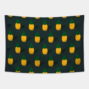 TROPICAL PINEAPPLE FRUIT PATTERN Tapestry