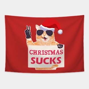 Christmas Sucks Tapestry