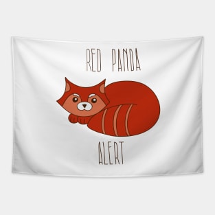 Red panda alert Tapestry