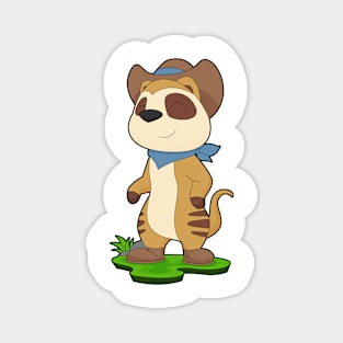 Meerkat Cowboy Cowboy hat Magnet