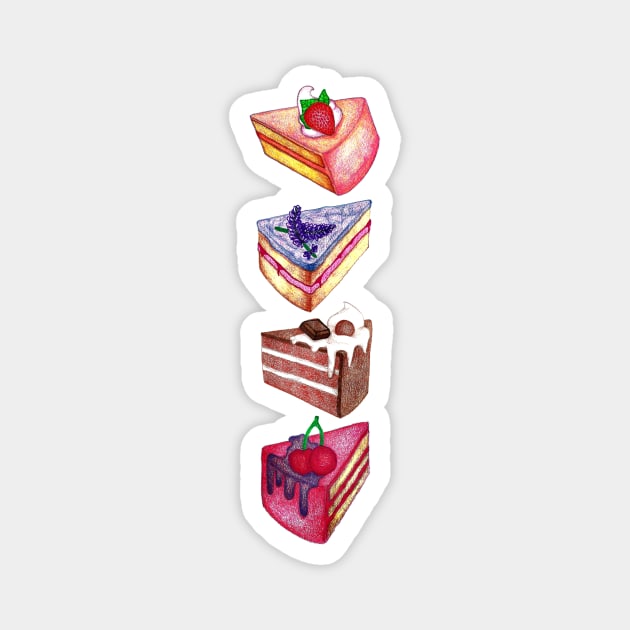 Let Them Eat Cake Magnet by PerrinLeFeuvre