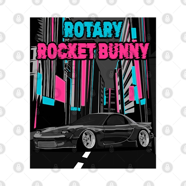 Mazda RX-7 FD Rotary Rocket Bunny by Rebellion Store