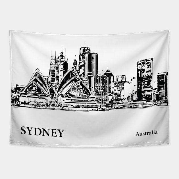 Sydney - Australia Tapestry by Lakeric