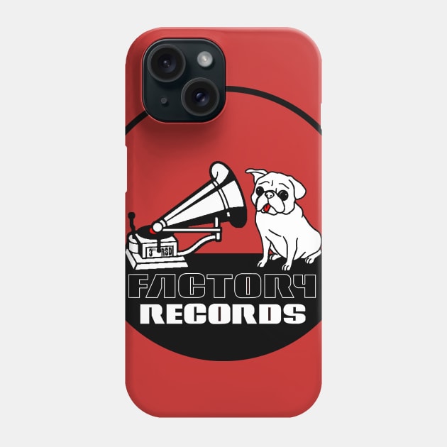 Factory Records Pugger (Nipper Who?) Phone Case by TheObserver