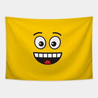 Smiling Face With Open Mouth Tapestry