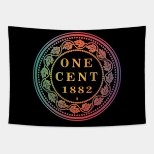 Canada one cent dollar coin Tapestry