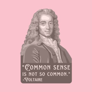 Voltaire Portrait And Quote T-Shirt