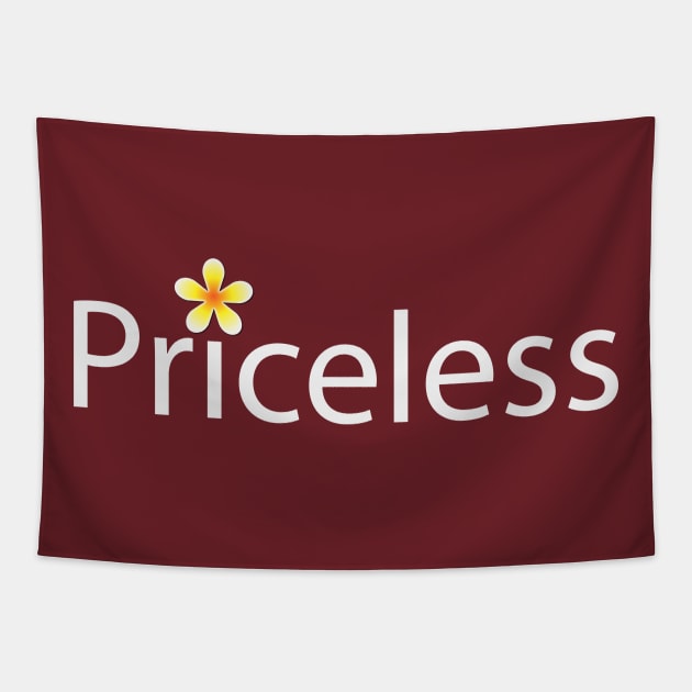 Priceless creative typography design Tapestry by CRE4T1V1TY