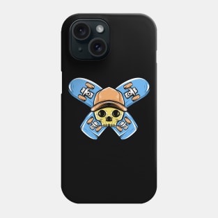 skate skull Phone Case