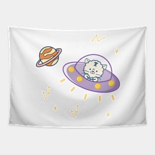 Exciting space travel Tapestry