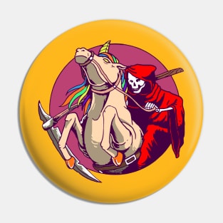 witch and unicorn Pin