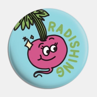 You Look Radish-ing - Bad Radish Pun Pin