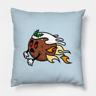 Flying Christmas Pudding Pillow