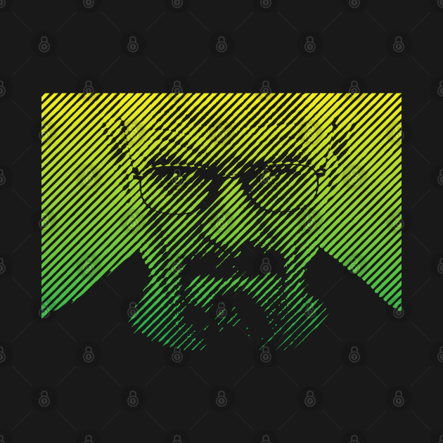 Walter White Breaking Bad halftone style by Aldyz