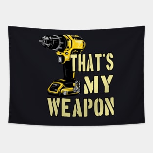 Drilling Machine Craftsman Weapon Tapestry