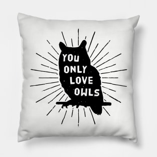 YOLO (Black) Pillow