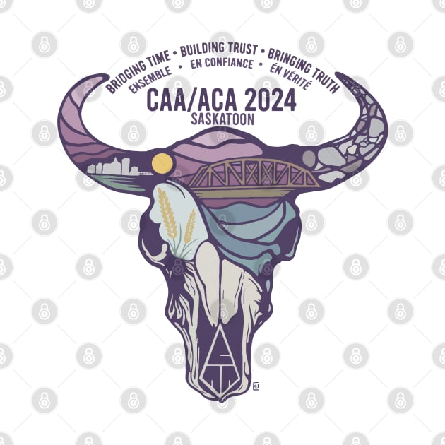 CAA 2024 Bison Logo by CAA 2024
