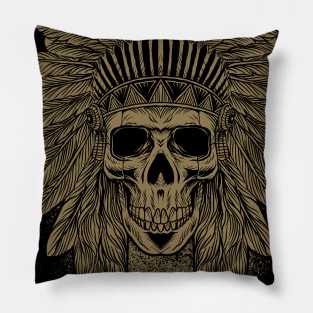 Skull Indians Pillow