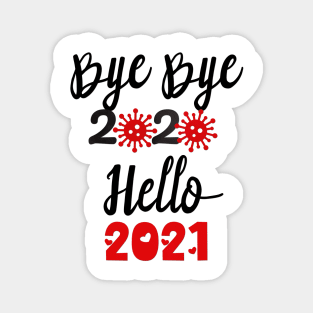 Hello 2021, Happy New Year 2021 Christmas, Merry Christmas Magnet