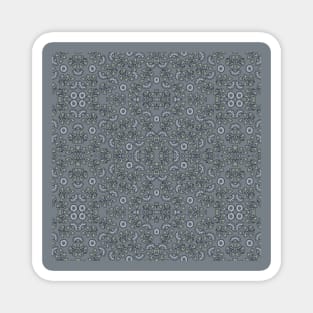 Retro pattern in gray Magnet