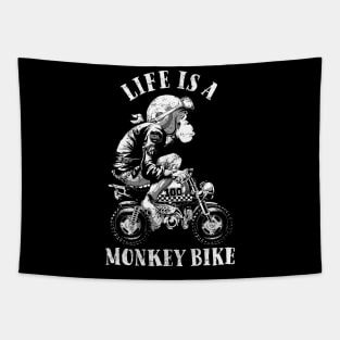 Monkey Bike Tapestry