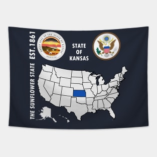 State of Kansas Tapestry