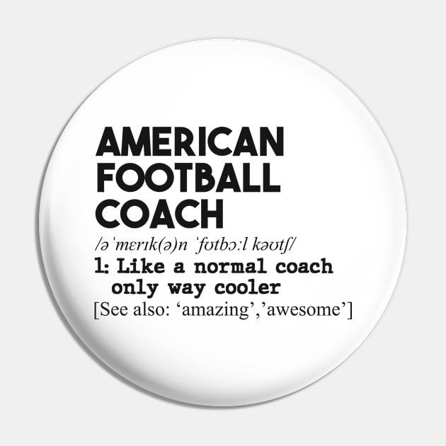 American football coach. Perfect present for mom dad father friend him or her Pin by SerenityByAlex