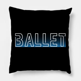 ballet design for ballerinas and dancers Pillow