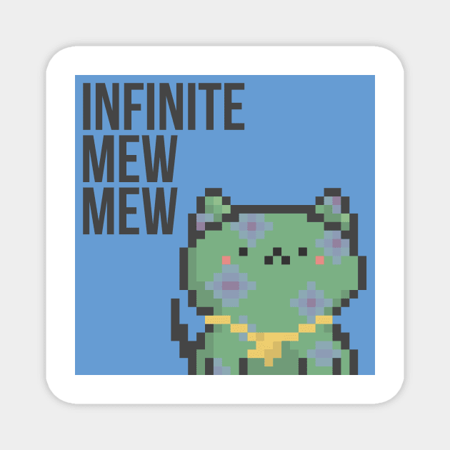 Pixel Cat 069 Magnet by Infinite Mew Mew