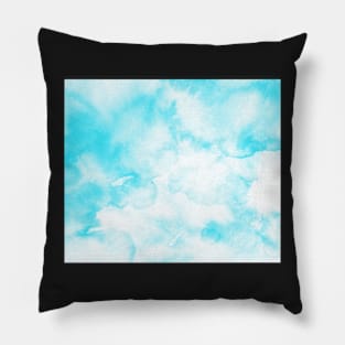 Light Blue Sky Texture Pillow