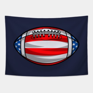 American Football American Flag Tapestry