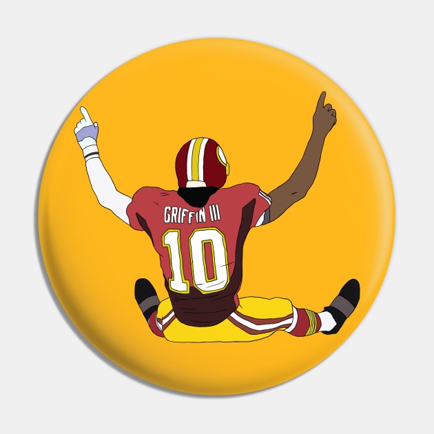 Robert Griffin III Celebration Pin by rattraptees