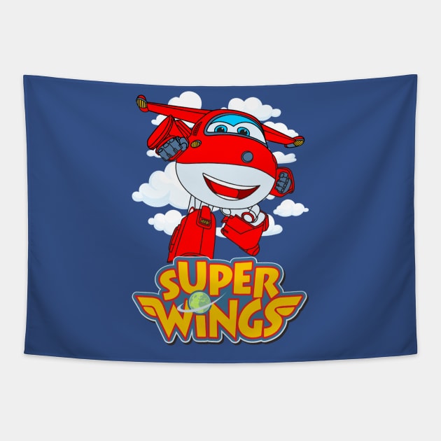 Super Wings Tapestry by Baby Kids Zone