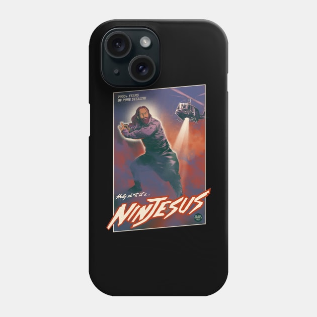 Ninjesus 2 Phone Case by mathiole