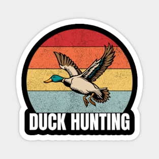 Duck Hunting Retro Bird Hunter For Men Magnet