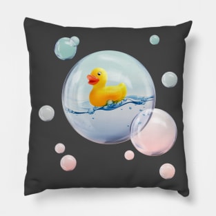 Rubber Ducky in a Bubble Pillow