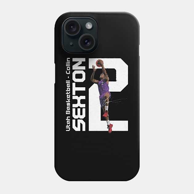 Collin Sexton Utah Vertical Phone Case by danlintonpro