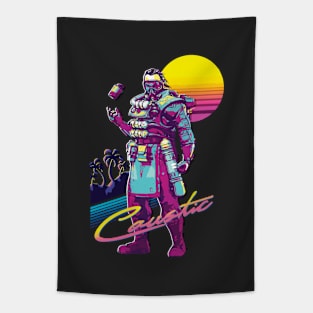 Caustic, Retro 80s Edition Tapestry