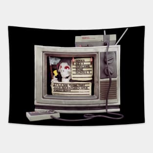 Shadowgate Game Over Retro TV Tapestry